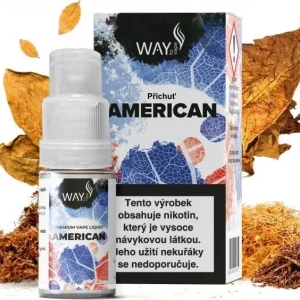 E-liquid WAY to Vape American 10ml / 3mg