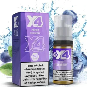 E-liquid X4 Bar Juice Blueberry 10ml - 20mg
