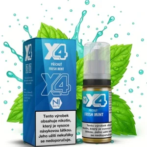 E-liquid X4 Bar Juice Fresh Mint 10ml - 20mg