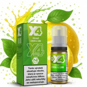 E-liquid X4 Bar Juice Lemon and Lime 10ml - 10mg