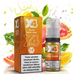 E-liquid X4 Bar Juice Mango Guava 10ml - 20mg