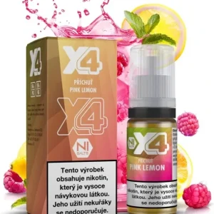 E-liquid X4 Bar Juice Pink Lemon 10ml - 10mg