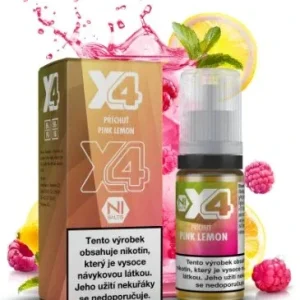 E-liquid X4 Bar Juice Pink Lemon 10ml - 20mg