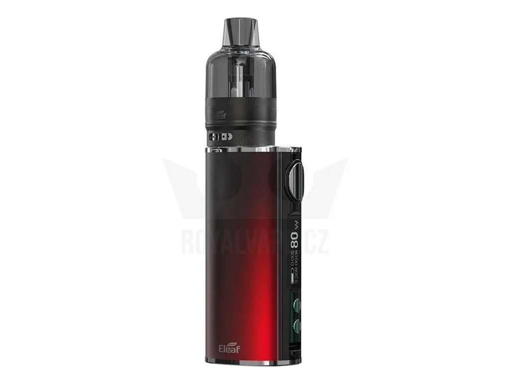 Eleaf iStick T80 - 80W - Full Kit s GTL Pod Tank (3000 mAh) (Gradient Red)