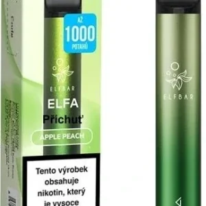 Elektronická cigareta Elf Bar ELFA 500mAh Apple Peach 20mg