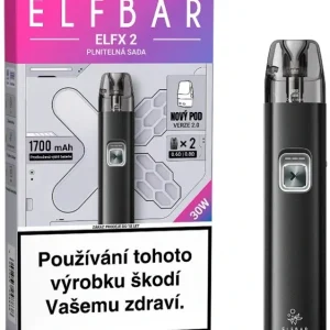 Elektronická cigareta Elf Bar ELFX 2 1700mAh Matte Black