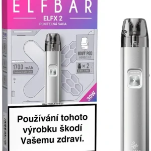 Elektronická cigareta Elf Bar ELFX 2 1700mAh Titanium Silver