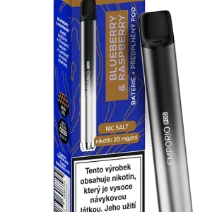 Elektronická cigareta EMPORIO POD 500mAh Blueberry & Raspberry 20mg