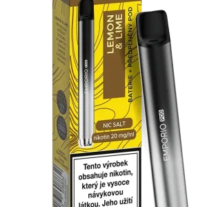 Elektronická cigareta EMPORIO POD 500mAh Lemon & Lime 20mg