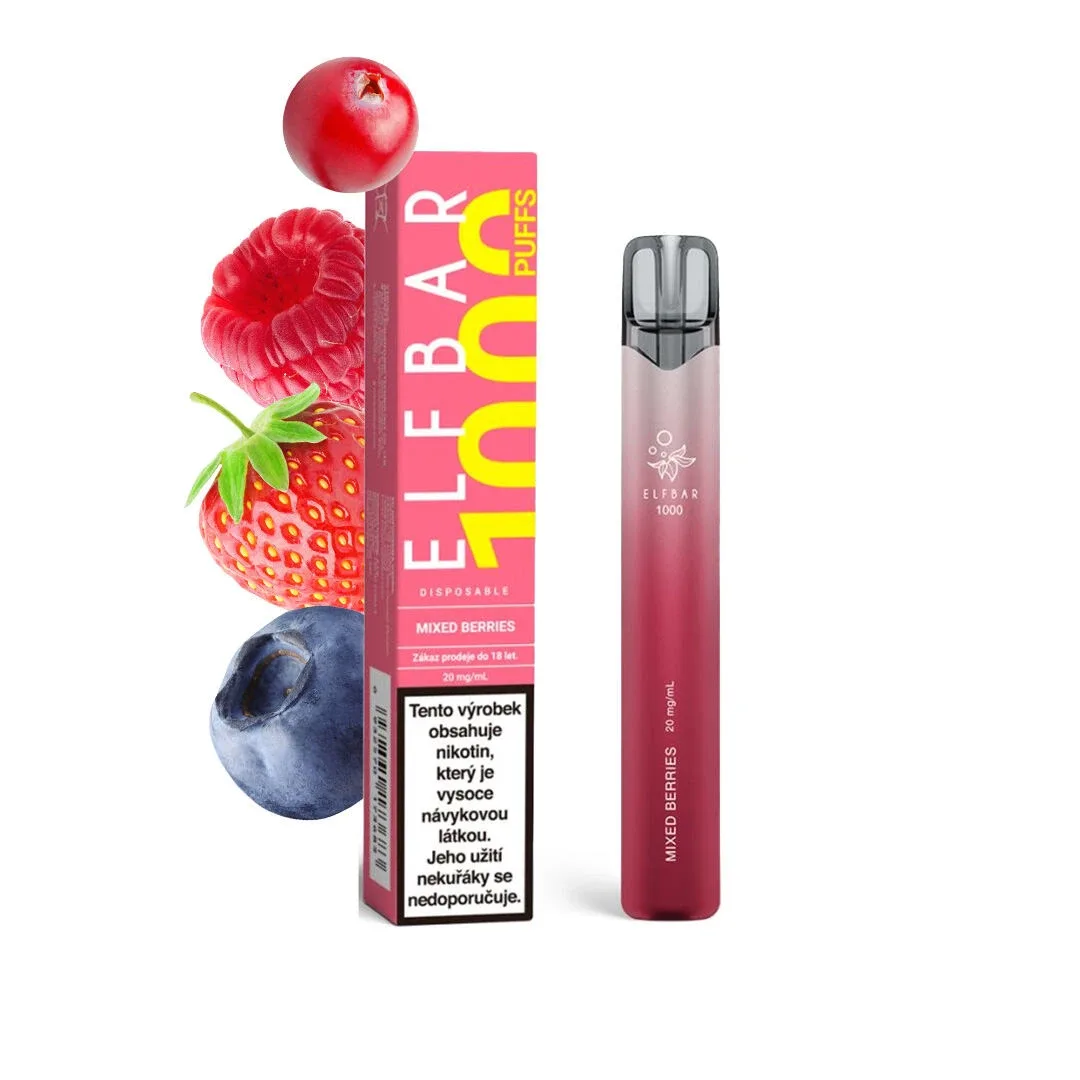 Elf Bar 1000 Disposable Pod Kit (Mixed Berries) 20mg