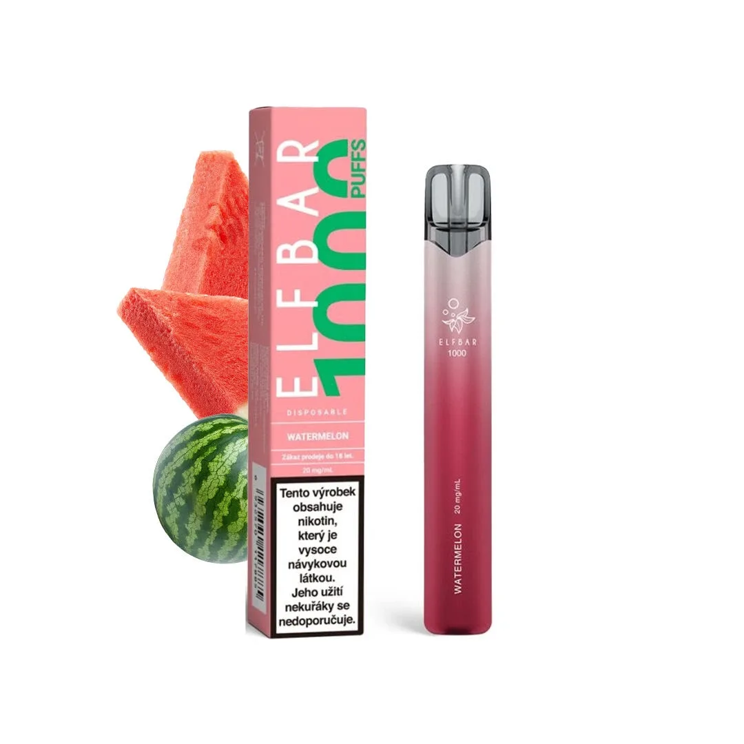 Elf Bar 1000 Disposable Pod Kit (Watermelon) 20mg