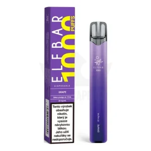 Elf Bar 1000 elektronická cigareta 20mg Grape