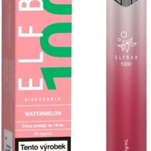 Elf Bar 1000 elektronická cigareta 20mg Watermelon
