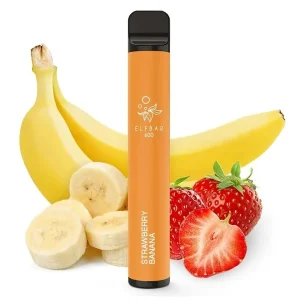 Elf Bar 600 - 20mg - Strawberry Banana (Jahoda s banánem) - PO EXPIRACI