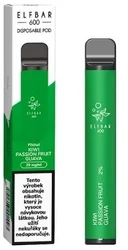 Elf Bar 600 elektronická cigareta Kiwi Passion Fruit Guava 20mg