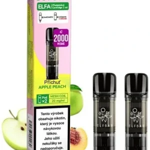 Elf Bar ELFA Pods cartridge 2Pack Apple Peach 20mg