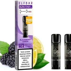 Elf Bar ELFA Pods cartridge 2Pack Blackberry Lemon 20mg