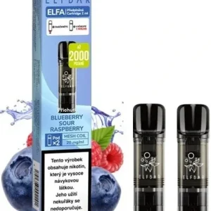 Elf Bar ELFA Pods cartridge 2Pack Blueberry Sour Raspberry 20mg