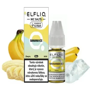 Elf Bar Elfliq - Salt e-liquid - Banana ICE - 10ml - 20mg