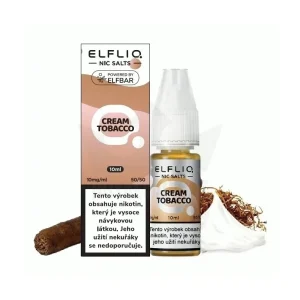 Elf Bar Elfliq - Salt e-liquid - Cream Tobacco