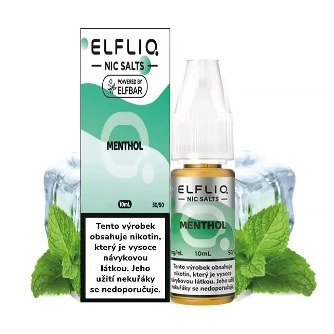Elf Bar Elfliq - Salt e-liquid - Menthol - 10ml - 20mg Mentol