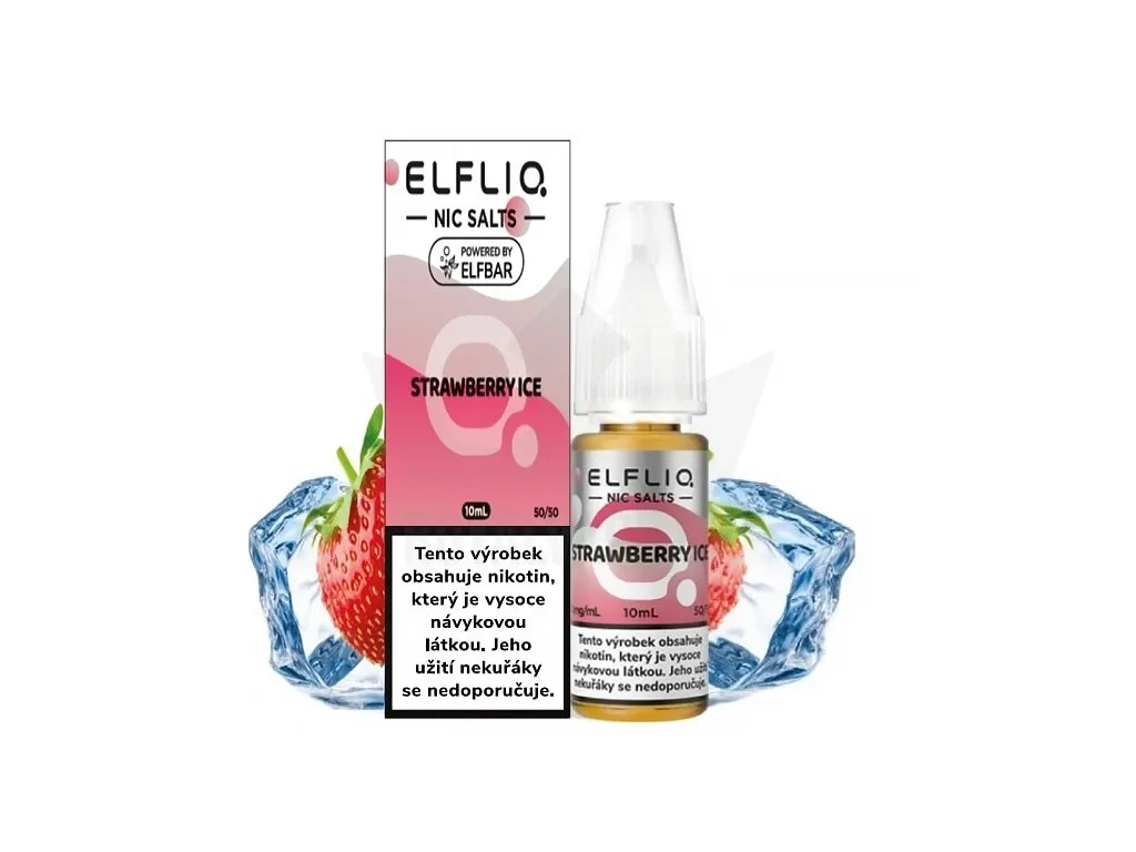 Elf Bar Elfliq - Salt e-liquid - Strawberry ICE