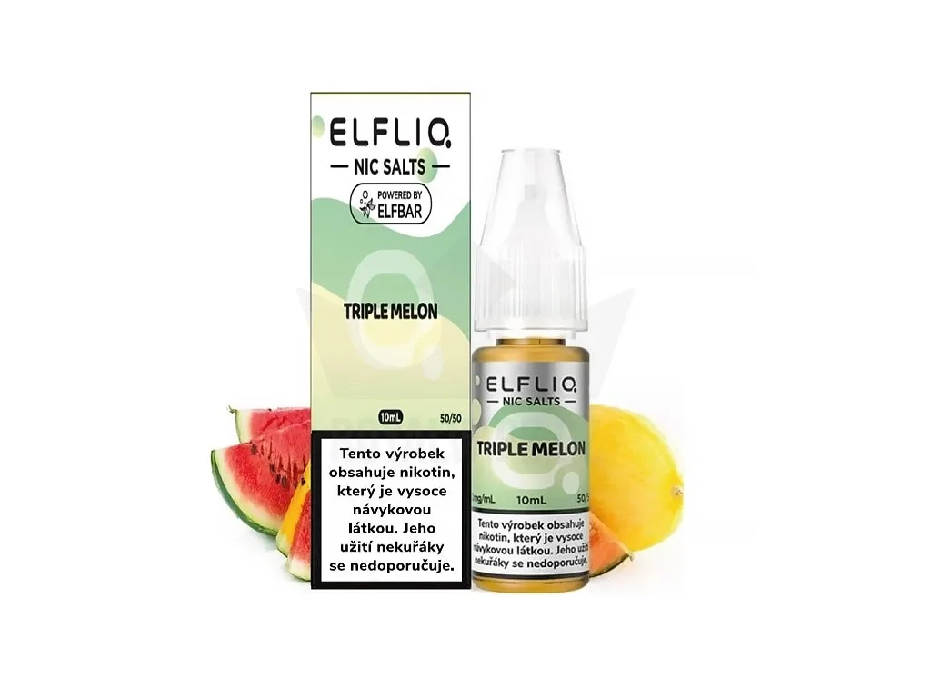 Elf Bar Elfliq - Salt e-liquid - Triple Melon