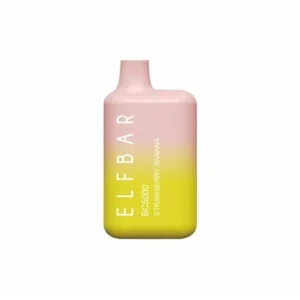ELFBAR BC 5000 PUFFS RECHARGABLE ( STRAWBERRY BANANA )