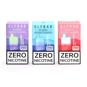 ELFBAR BC5000 PUFFS ZERO NICOTINE (Cranberry Grape)