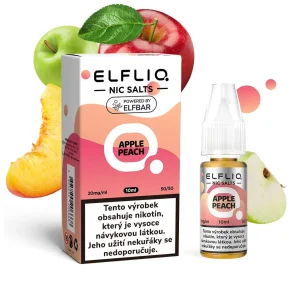 Elfliq Salt Apple Peach (Jablko s broskví) 10ml 20mg