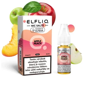 Elfliq Salt Apple Peach (Jablko s broskví) 10ml intenzita nikotinu 10mg