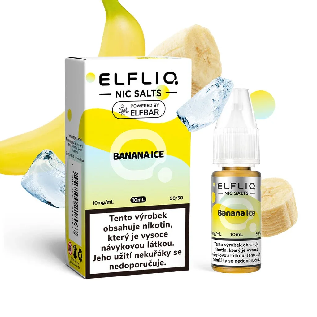 Elfliq Salt Banana Ice (Ledový banán) 10ml 10mg