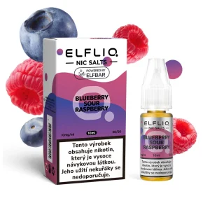 Elfliq Salt Blueberry Sour Raspberry (Borůvka a malina) 10ml 10mg