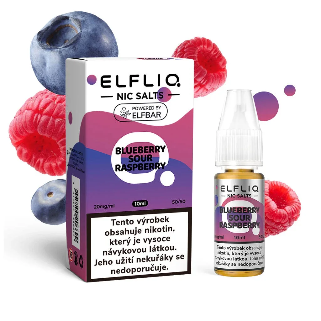 Elfliq Salt Blueberry Sour Raspberry (Borůvka a malina) 10ml 20mg