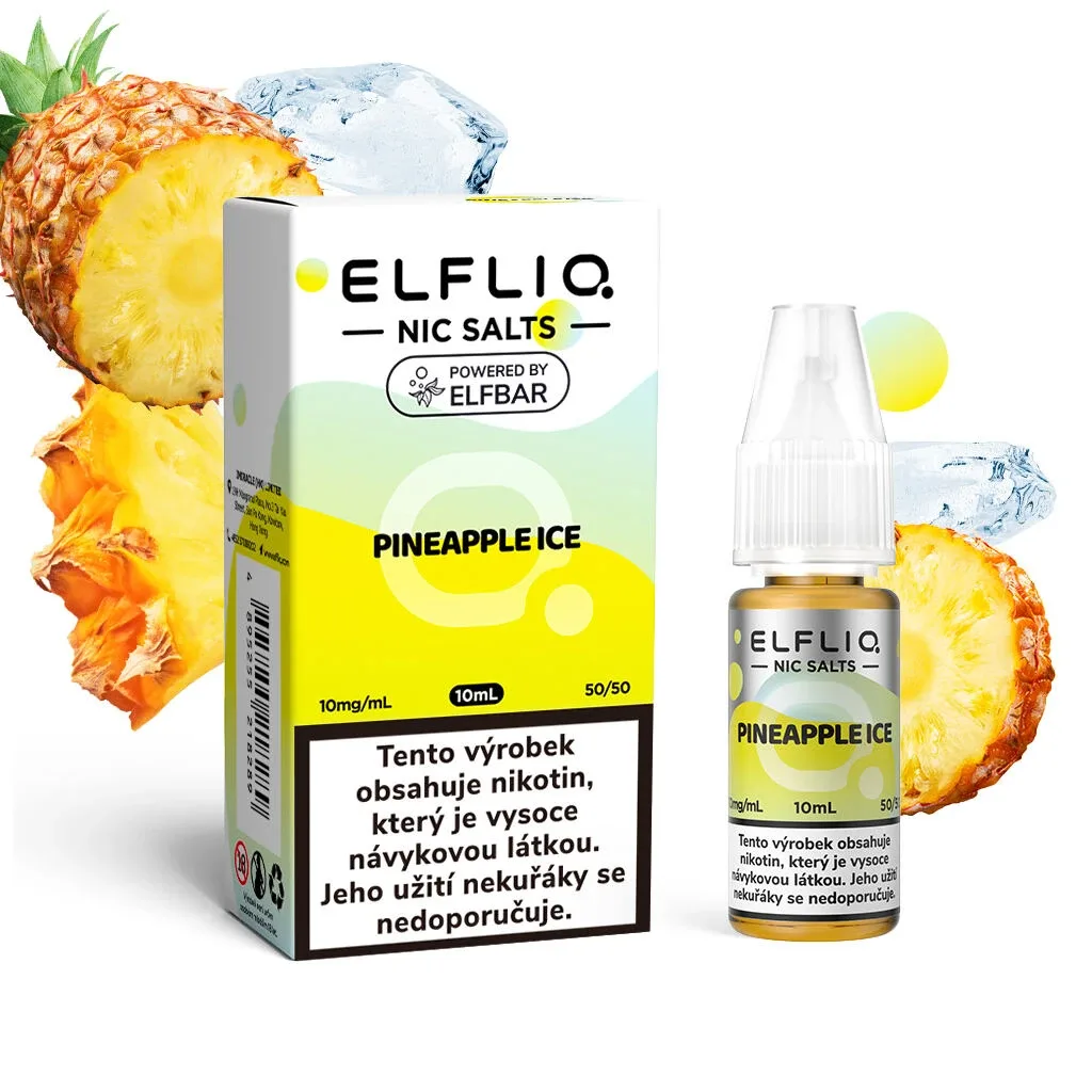 Elfliq Salt Pineapple Ice (Ledový ananas) 10ml 10mg