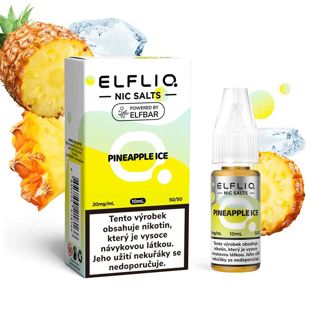 Elfliq Salt Pineapple Ice (Ledový ananas) 10ml 20mg
