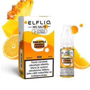Elfliq Salt Pineapple Mango Orange (Ananas, mango, pomeranč) 10ml 20mg