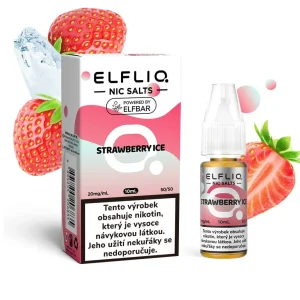 Elfliq Salt Strawberry Ice (Ledová jahoda) 10ml 20mg