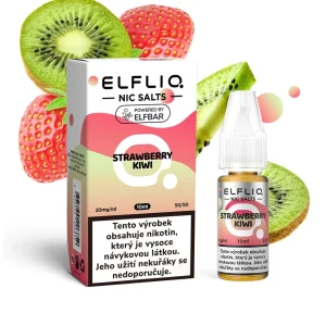 Elfliq Salt Strawberry Kiwi (Jahoda a kiwi) 10ml 20mg