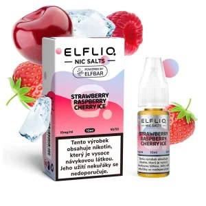 Elfliq Salt Strawberry Raspberry Cherry Ice (Chladivá jahoda s malinou a třešní) 10ml 10mg