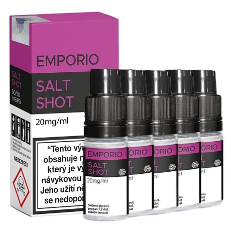 Emporio Fifty SALT SHOT - 50/50 - 5x10ml - 20mg Salt nikotinový booster