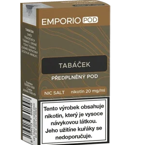 EMPORIO POD cartridge Tabáček 20mg 1Pack
