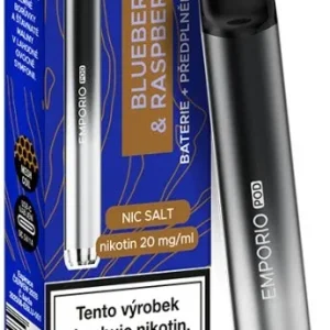 EMPORIO POD elektronická cigareta 500mAh Blueberry & Raspberry 20mg