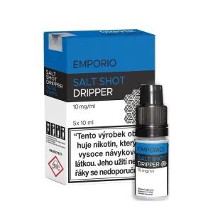 Emporio SALT SHOT Dripper 5x10ml 10mg Salt nikotinový Booster