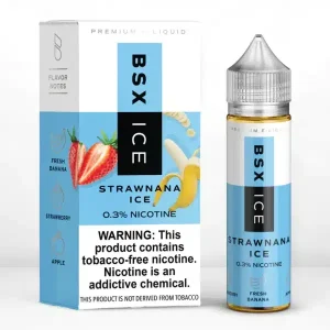 glass BSX ( STRAWNANA ICE 0.3% mg )