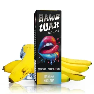 Hawk Tuah Salt - Banana Koolada - 10ml - 20mg Chladivá banánová příchuť
