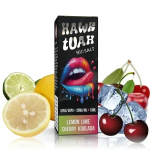 Hawk Tuah Salt - Lemon Lime Cherry Koolada - 10ml - 20mg Chladivé citrusy s třešní
