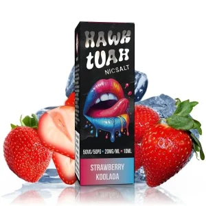 Hawk Tuah Salt - Strawberry Koolada - 10ml - 20mg Chladivá jahodová příchuť
