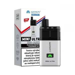 Hayati Mini Ultra 1500 - Blue Razz Pineapple Strawberry ICE - 20mg Modrá malina Ananas / Chladivá jahoda