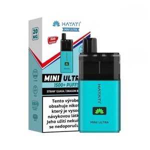 Hayati Mini Ultra 1500 - Strawberry Guava Dragon Berries - 20mg Jahoda Guava / Dračí bobule